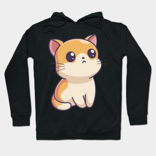 Cute kitten looking up Hoodie